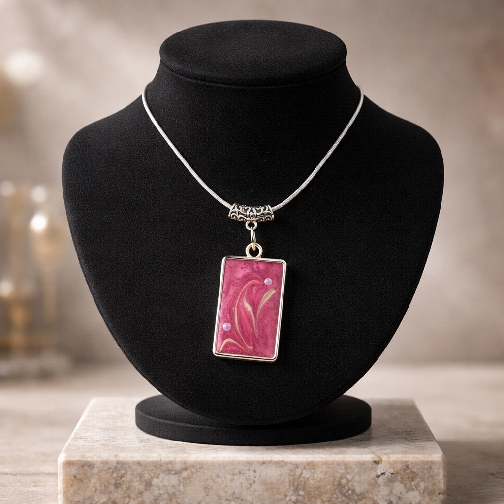 Resin Art Necklaces