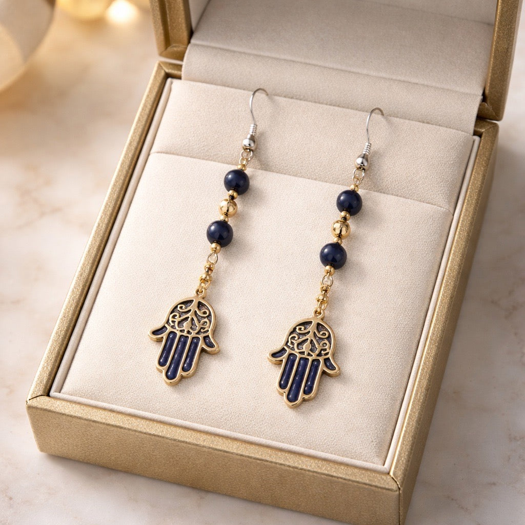 Hamsa in Blue