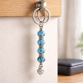 Silicone Beaded Keychain or Bag Charm