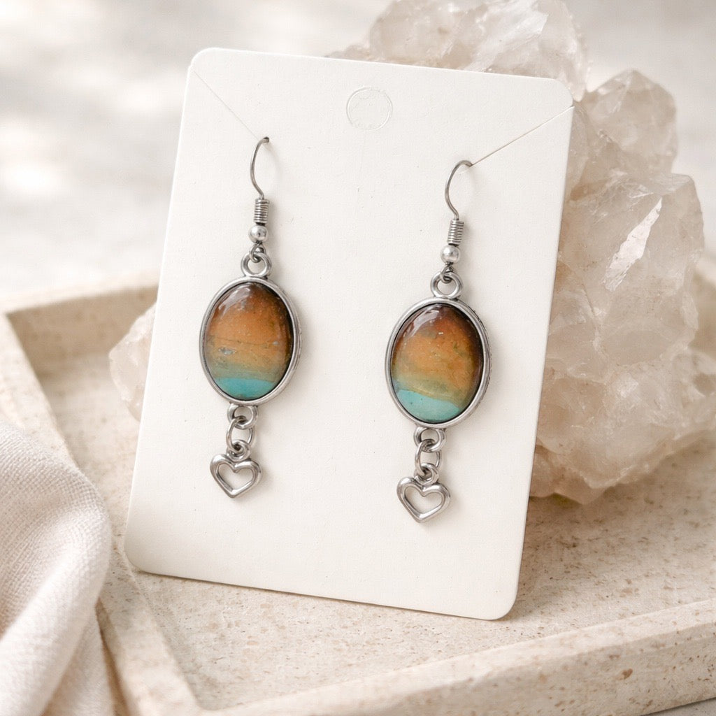 Fluid Art Earrings