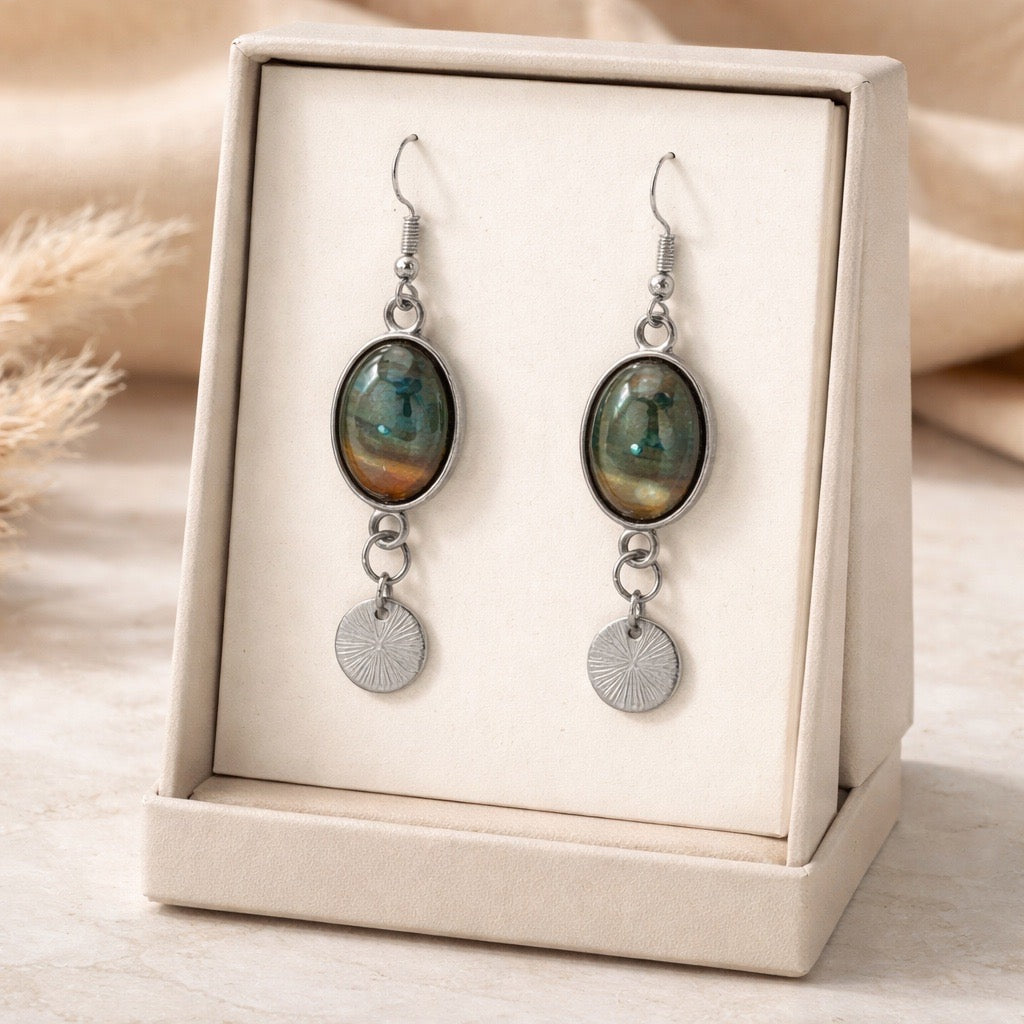 Fluid Art Earrings