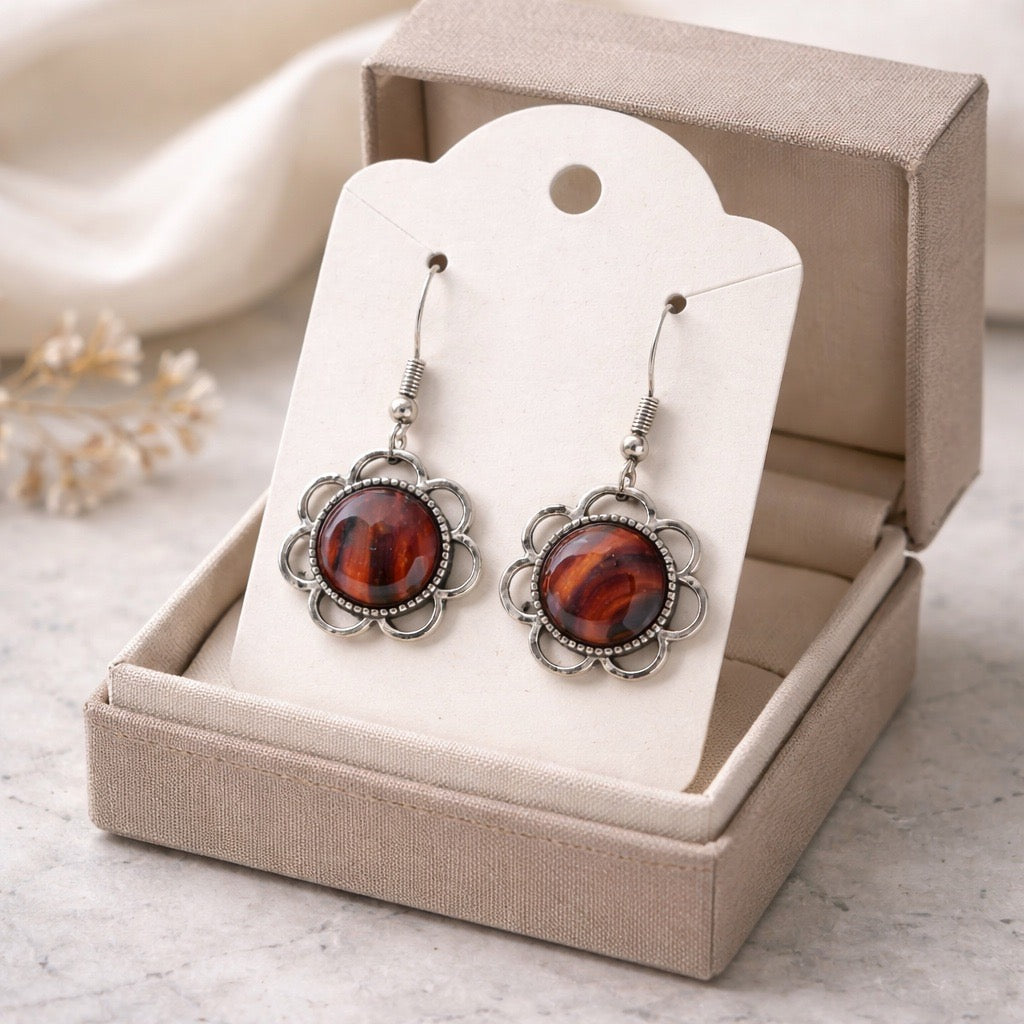 Fluid Art Earrings