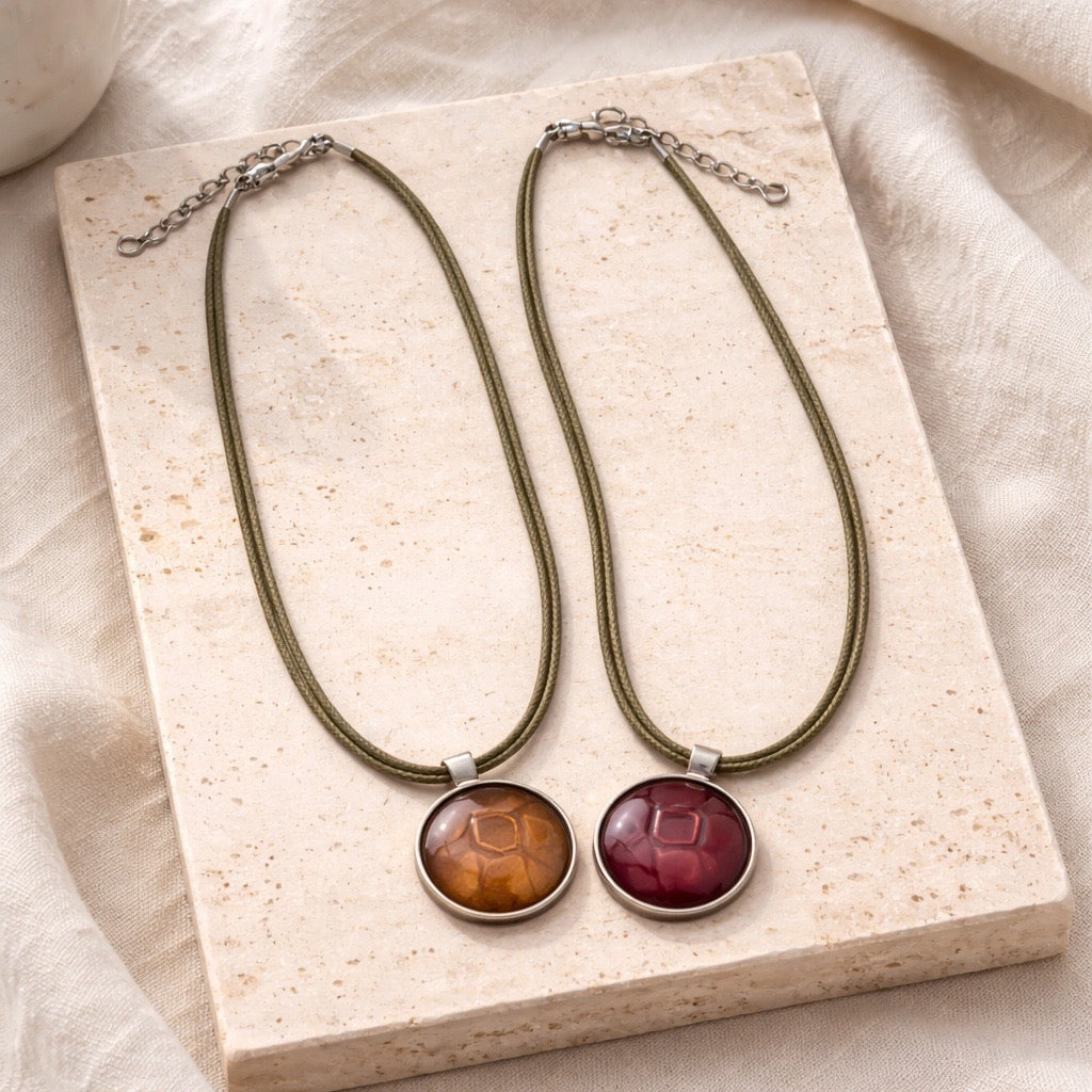Fluid Art Necklace